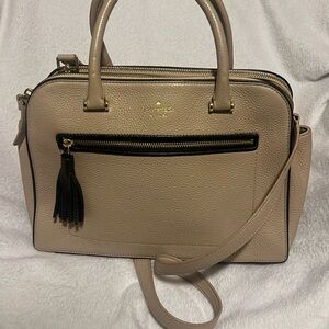 Kate Spade beige Satchel Sophisticated Design